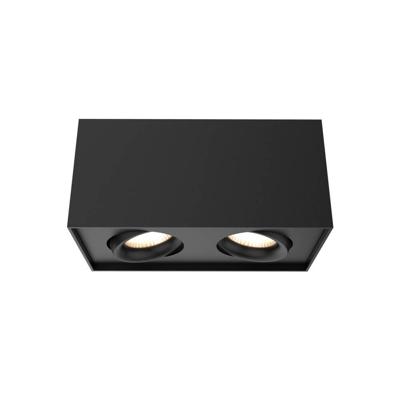 Lyora Dubbele led opbouwspotIblocc zwart - 107078
