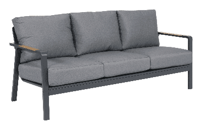Mai Tai 3-persoons loungebank aluminium antraciet