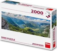DinoToys Dino leg puzzel van de oostenrijkse alpen - 2000 stukjes - thumbnail