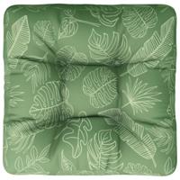 VidaXL Palletkussen bladpatroon 60x60x12 cm stof - thumbnail