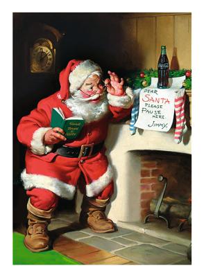 Kerstpuzzel Coca Cola Open Haard - 1000st.