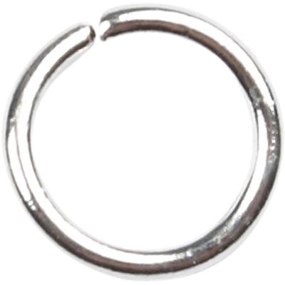 Creativ Company Ringen, afm 5,4 mm, dikte 0,7 mm, verzilverd, 500 stuk/ 1 doos