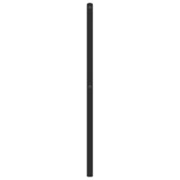 Hoofdbord 200 cm metaal zwart - thumbnail