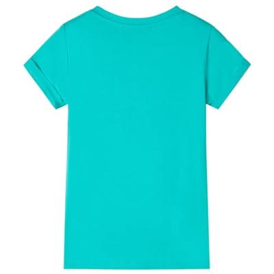 Kindershirt 92 mintkleurig