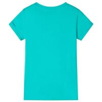 Kindershirt 140 mintkleurig - thumbnail