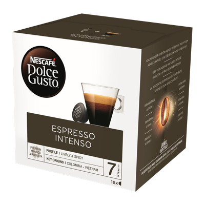 Koffiecups dolce gusto espresso intenso 16st