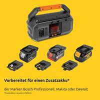 TechniSat DIGITRADIO 231 OD Bouwradio DAB, DAB+, VHF (FM) AUX, Bluetooth Wekfunctie, Oplaadbaar Zwart - thumbnail