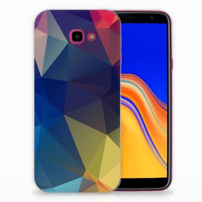Samsung Galaxy J4 Plus (2018) | TPU Hoesje | Polygon Dark