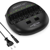 Ansmann Energy 16 plus Batterijlader NiCd, NiMH AAA (potlood), AA (penlite), C (baby), D (mono), 9 V (blok) - thumbnail