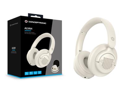 Bluetooth hoofdtelefoon Conceptronic ALVAH02C Wit