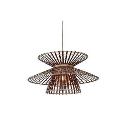 GOOD&MOJO Hanglamp 'Machu Picchu' Bamboe, 57cm, kleur Naturel/Bruin