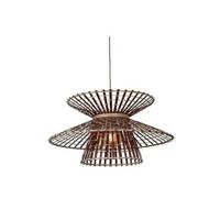 GOOD&MOJO Hanglamp 'Machu Picchu' Bamboe, 57cm, kleur Naturel/Bruin - thumbnail