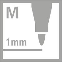 STABILO Pen 68, premium viltstift, licht geel, per stuk - thumbnail