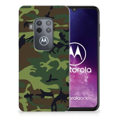 Motorola One Zoom | TPU bumper | Army Dark
