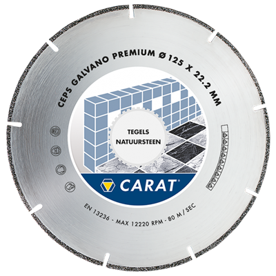 Carat Diamantzaagblad 150x22.2 galvano