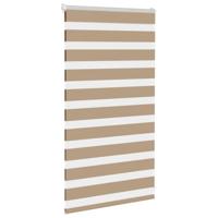 Zebra Blind 85x100 cm stofbreedte 80,9 cm polyester zandbruin - thumbnail