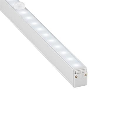 Kastverlichting met bewegingssensor en schemersensor - Keukenverlichting - Trapverlichting - 20 LEDs - 6500K koud wit - Op batterij - Inclusief montage materiaal