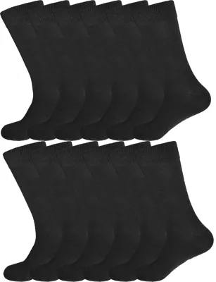 Gianvaglia 12-paar sokken dames & heren - Katoenen Goedkope sokken - Multipack witte sokken heren en dames