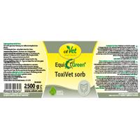 cdVet EquiGreen ToxiVet sorb voedingssupplement voor paarden 2500 g (2,5 kg) - 100% natuurlijke darmgezondheid met prebiotische gist, 2500 g, 343 - thumbnail