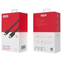 UNITEK Y-C138M HDMI kabel 2 m HDMI Type A (Standaard) Zwart - thumbnail