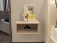 Zwevend nachtkastje DOREX kasjmier - thumbnail