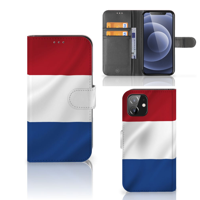 iPhone 12 | 12 Pro (6.1") | Bookstyle Case | Nederlandse Vlag - thumbnail