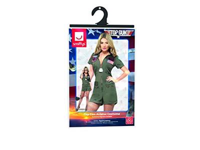 Top Gun vliegenier kostuum vrouw