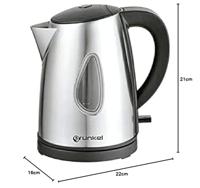 Waterkoker Grunkel HV-16GX Roestvrij staal 2200 W 1,7 L - thumbnail