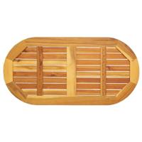 Tafelblad Bruin 100 x 50 x 2 cm Massief acaciahout - thumbnail