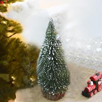 5 stuks 10cm kerst decoratie Desktop kunstmatige kerstboom - thumbnail