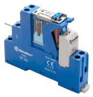 Finder 4C.02.9.024.0050 Relaismodule Nominale spanning: 24 V/DC Schakelstroom (max.): 8 A 2x wisselcontact 1 stuk(s) - thumbnail