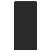 Dressoirs 2 st 79x38x80 cm bewerkt hout zwart - thumbnail