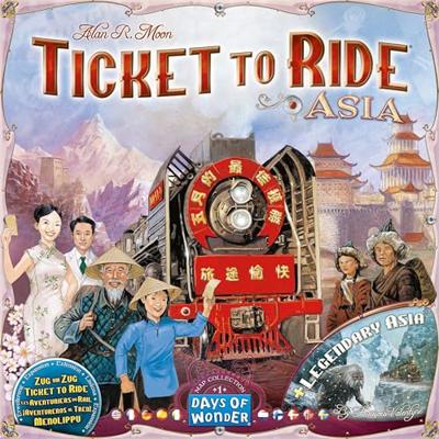 Asmodee Ticket to ride azië bordspel - thumbnail