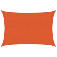 VidaXL Zonnezeil 160 g/m² 2x3 m hdpe oranje - thumbnail