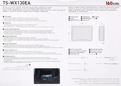 Pioneer TS-WX130EA Auto-subwoofer actief 160 W