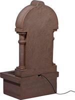 dobar Tuinfontein met LED&apos;s en zonnepaneel (Poseidon/zandsteen) - thumbnail