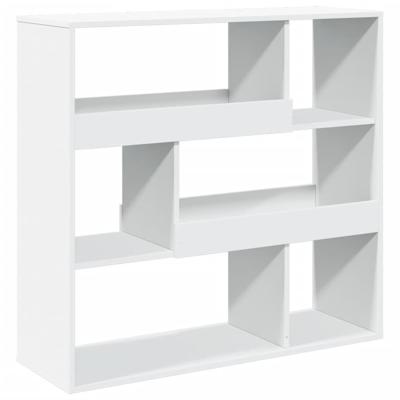 Boekenkast 100x33x156,5 cm bewerkt hout wit