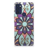 Motorola Moto G60s | TPU Case | Purple Flower - thumbnail