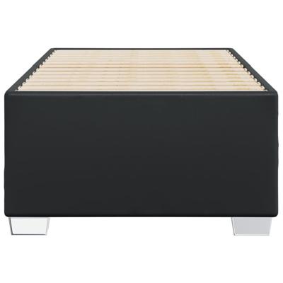 Bedframe kunstleer zwart 80x200 cm