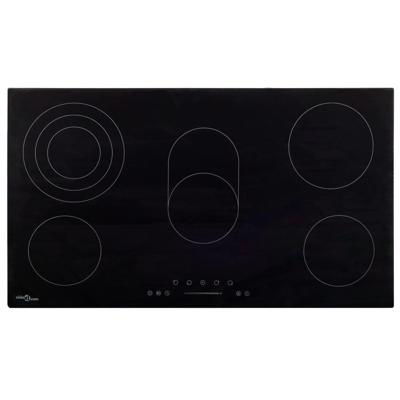 VidaXL Keramische kookplaat 5 kookzones aanraakbediening 8500 w 77 cm