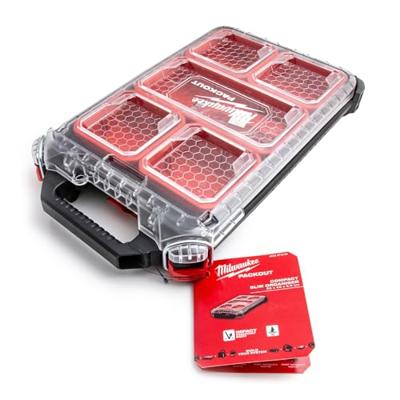 Milwaukee PACKOUT™ Compact Slim Organiser Packout Compact Slim Organizer - 4932471065