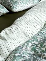 Essenza Ophelia Greenish Dekbedovertrek - thumbnail