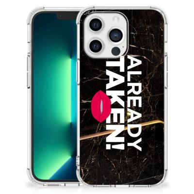 iPhone 13 Pro Max Telefoonhoesje met tekst Already Taken Black iPhone 13 Pro Max Telefoonhoesje met tekst Already Taken Black