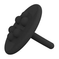 Clou Waterstop Wash Me Siliconen Zwart - thumbnail