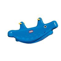little tikes 487900070 Walvis Wipwap- Actief Spelen voor Kinderen - Eenvoudige Handgrepen en Stabiel Zadel voor Extra Veiligheid - Zitjes voor Maximaal 3 Kinderen - Duurzaam - Blauw,44.45 x 48.26 x 106.68 cm - thumbnail