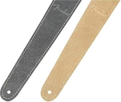 Fender 2 inch Suede Strap Reversible grey-tan gitaarband