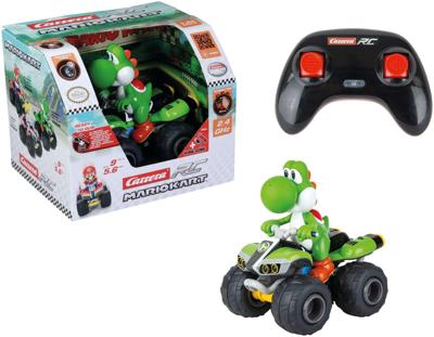 Yoshi Quad afstandsbedieningsauto, 2,4 GHz, schaal 1:20, CARRERA Mario Kart, vanaf 6 jaar