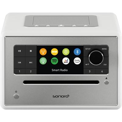 Sonoro: Elite internetradio met CD-speler - Hoogglans wit Sonoro: Elite internetradio met CD-speler - Hoogglans wit