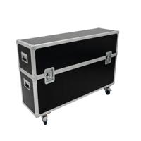 Roadinger Flightcase 2x LCD ZL50 voor 2 schermen tot 123,5cm breed - thumbnail