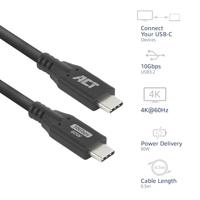 ACT USB 3.0 10Gbps 60W USB Type-C 0.5m - thumbnail